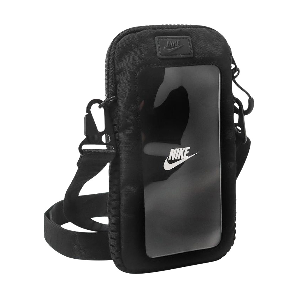 NIKE TECH STATEMENT 手機斜背包 觸控手機包 手機包 小包包 斜背包 可拆式 耐用 防潑水 觸控 黑, , large
