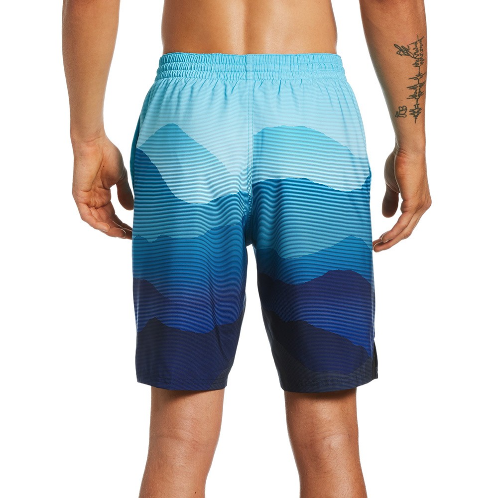 出清 NIKE LANDSCAPE 成人男九吋海灘褲 沙灘褲 衝浪褲 短褲 DRI-FIT NESSB528, , large