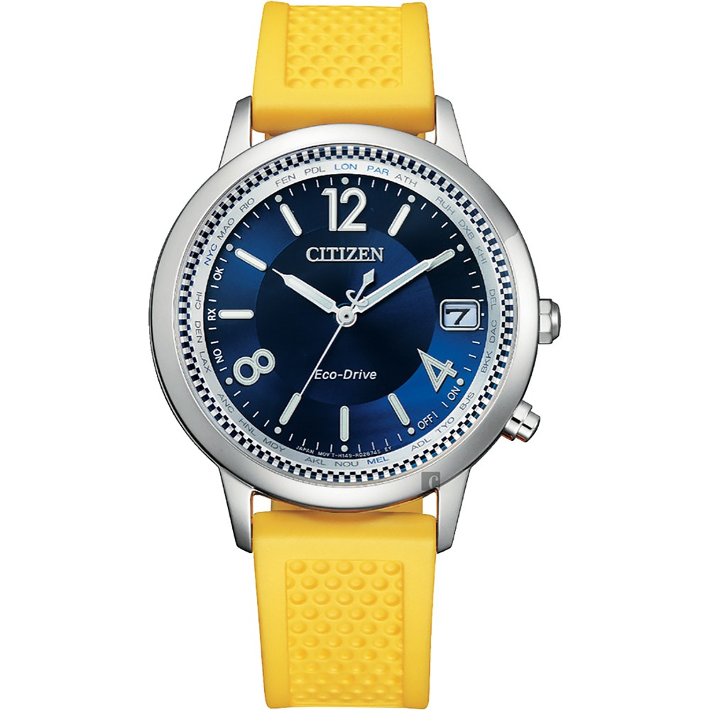 CITIZEN 星辰 限量2020澳網/法網 光動能電波手錶 CB1101-03L
