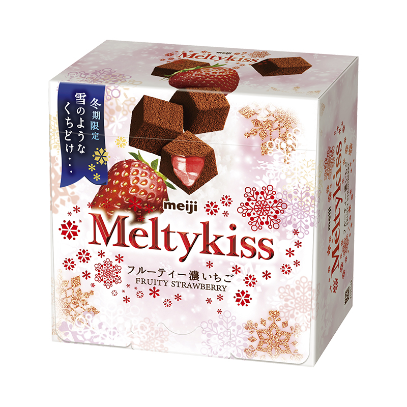 明治Meltykiss草莓夾餡可可粒, , large