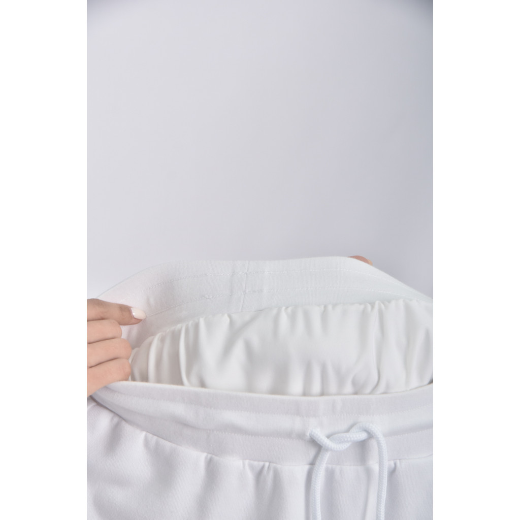 (L) le coq sportif運動棉質條紋白色短裙二手衣, , large