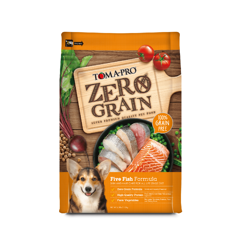 TOMA-PRO 優格 零穀全犬 5種魚 15LB 全齡犬 無穀 狗飼料 羊肉鮭魚, , large
