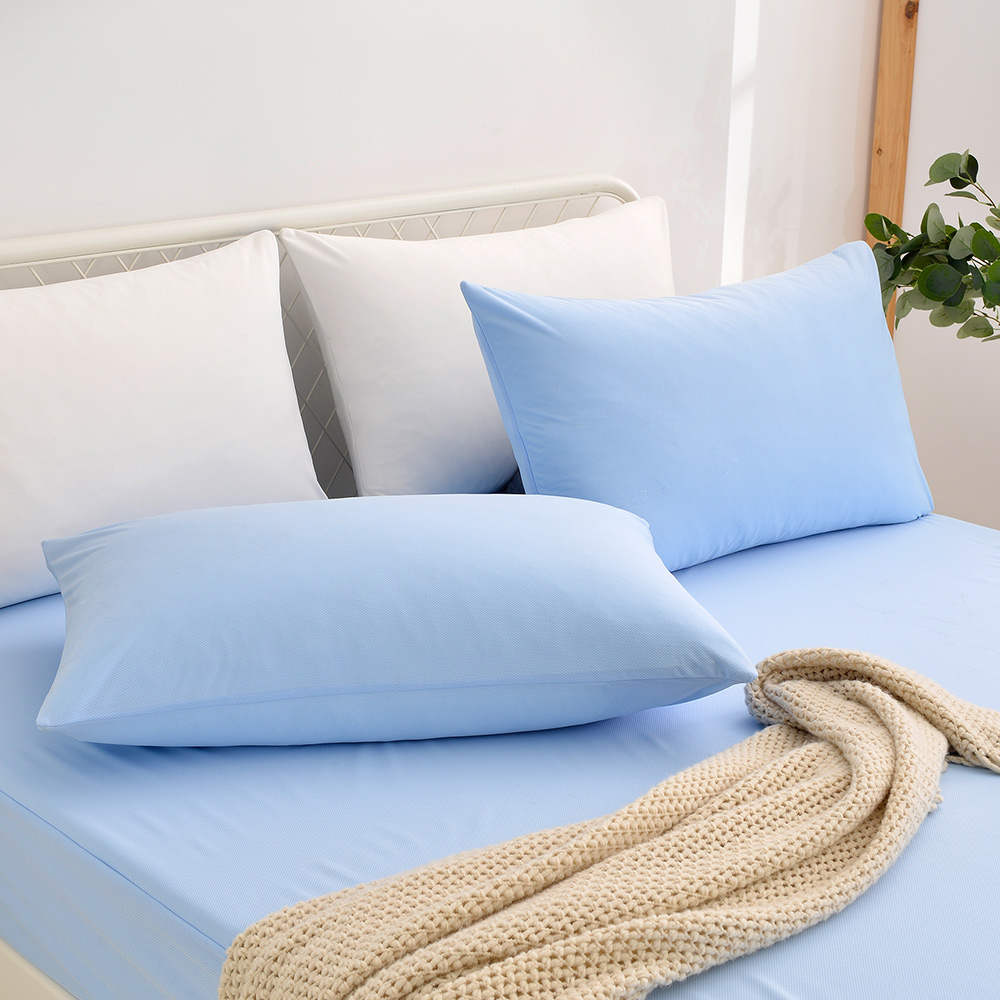 【FOCA】Ice Heart Blue | Professional Care Grade 100% Super Waterproof Mattress Cover-Double, , large