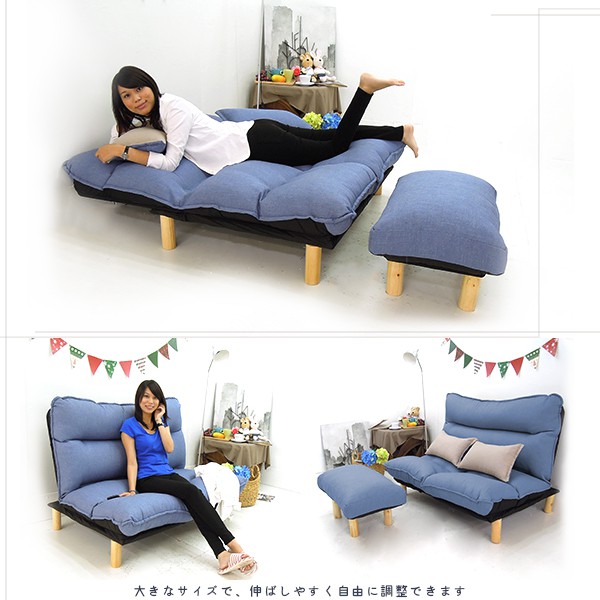 Duke simple style multifunctional double sofa bed chair, , large
