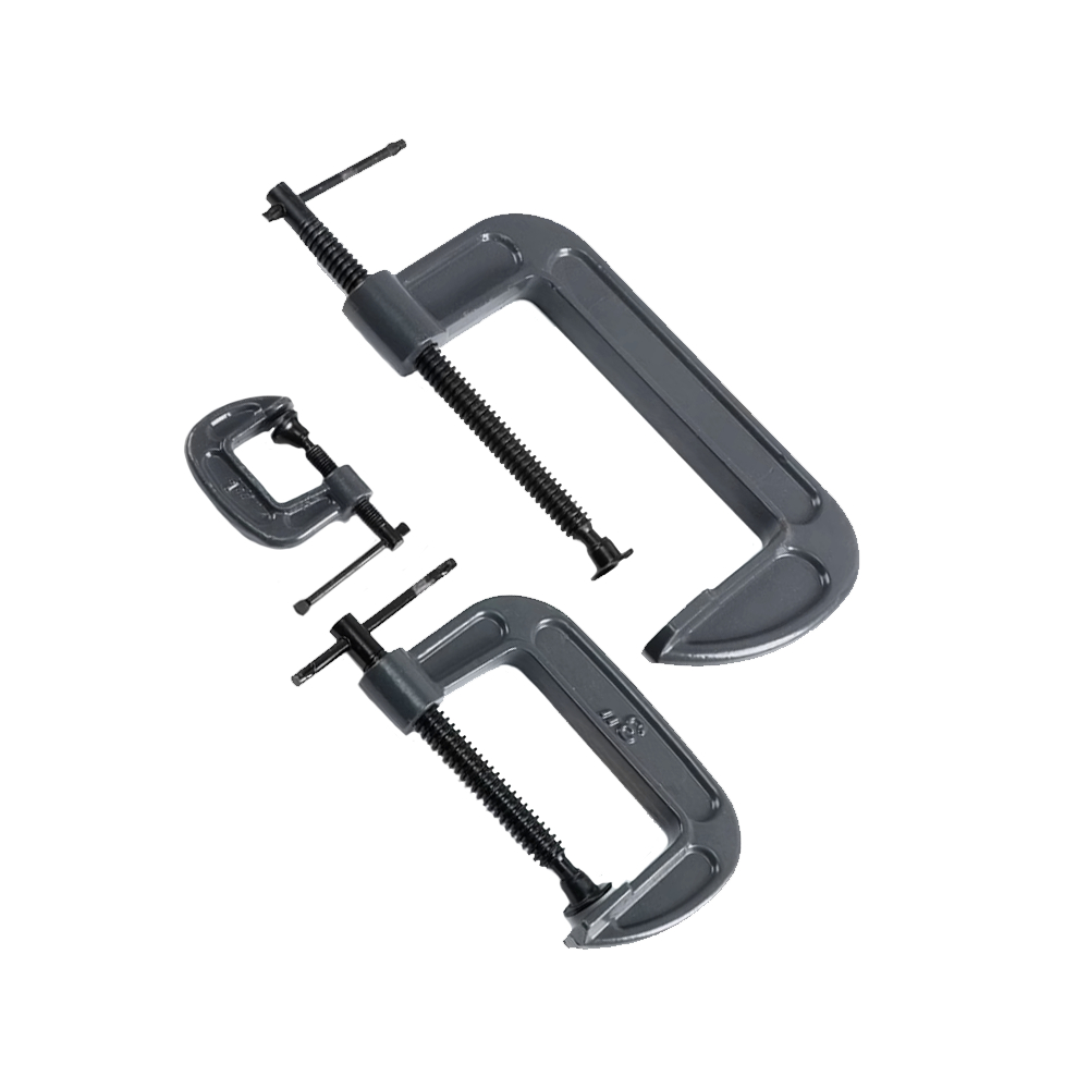 精品加厚 C型萬力夾  鐵工 工業 重型 強力型 固定夾 大力鉗 快速夾具 C型夾 C型鉗 萬能鉗, , large