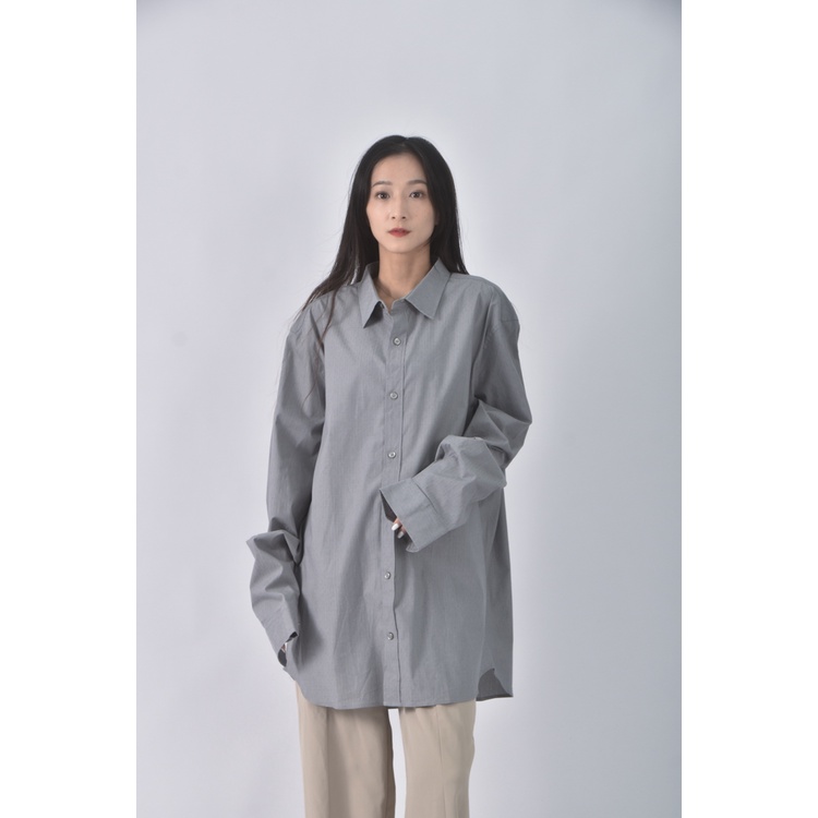 (XL) gap質感棉質灰色長袖上衣二手衣, , large