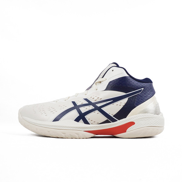 [Kixpress] Asics Gelhoop V16 S 男 籃球鞋 球鞋 抗扭 緩震 耐磨 穩定 米白 藍 [1063A102-100], , large