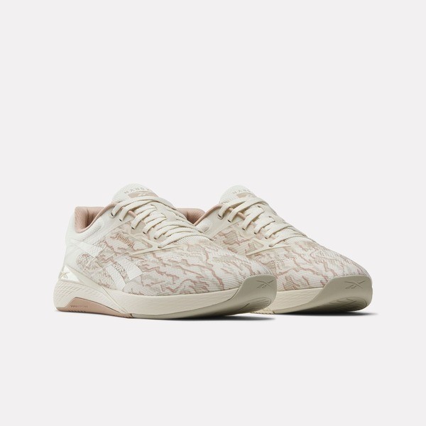 Reebok Nano X5 男女 訓練鞋 穩定 健身 重訓 透氣 舒適 米 棕 [100209362], , large