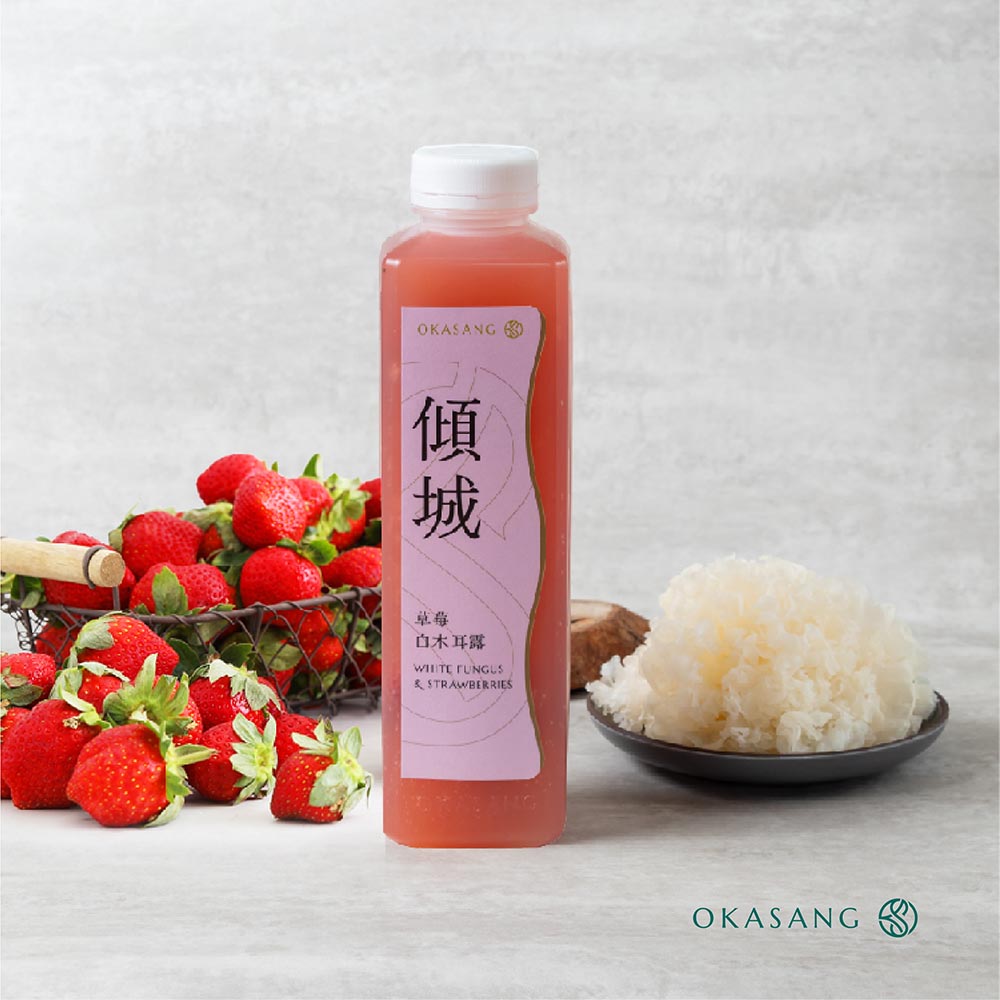 OKASANG White fungus & Strawberries, , large