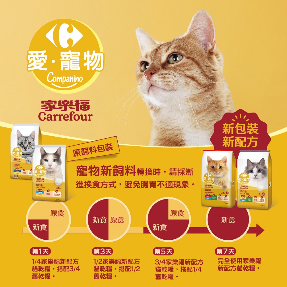 C-Dry cat food 1.5kg(Chicken seafood), , large