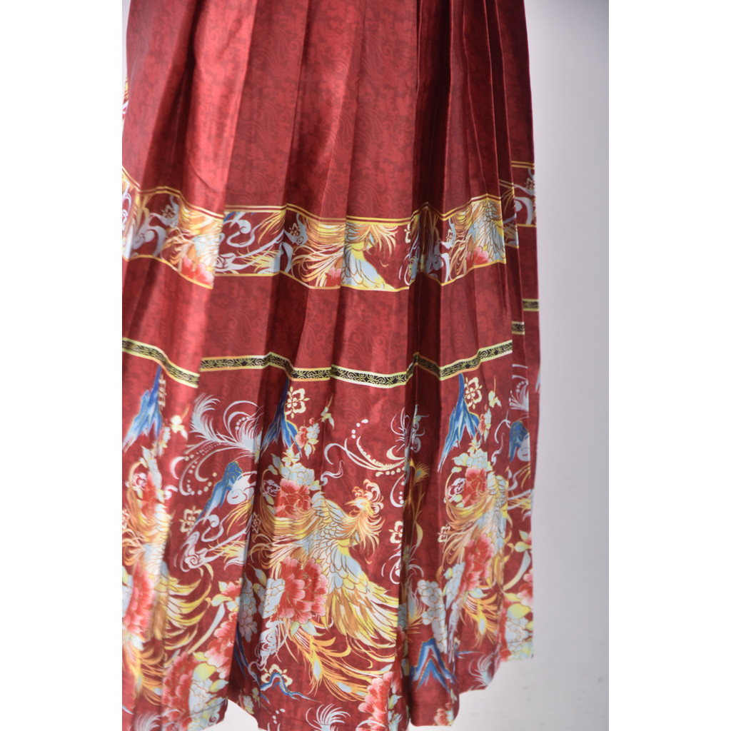 (3XL) hanyiyue中式紅色長裙二手衣, , large