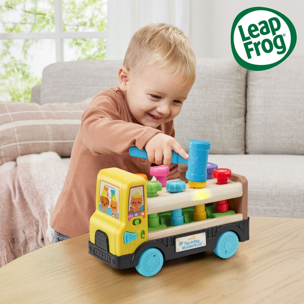 【LeapFrog】木質敲敲卡車, , large