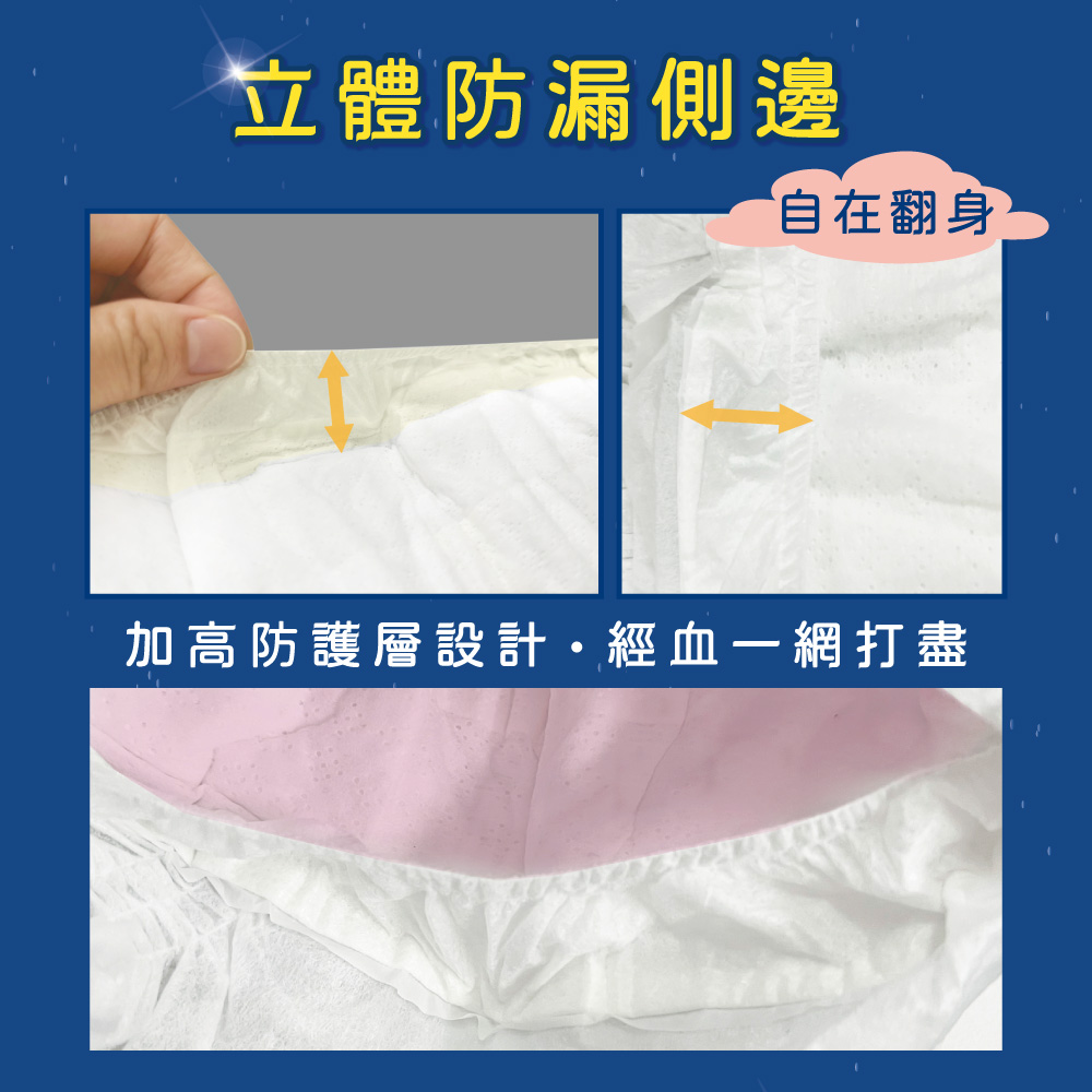 【舒芯】超薄抑菌涼感舒眠褲(XL/2片*6包), , large