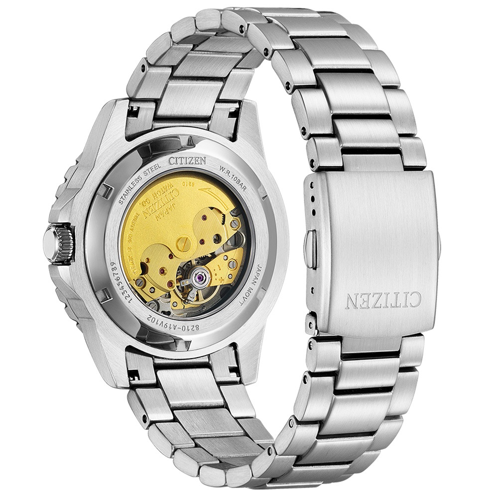 CITIZEN 星辰 運動風機械錶 NJ0178-81M, , large