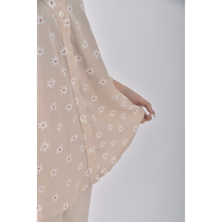 (XL) j ne韓牌碎花粉色長袖上衣二手衣, , large