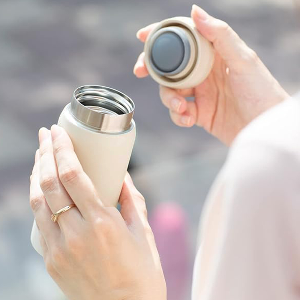 【日本孔雀Peacock】小資族 超輕量隨身不鏽鋼保冷保溫杯200ML(迷你杯)-深藍, , large