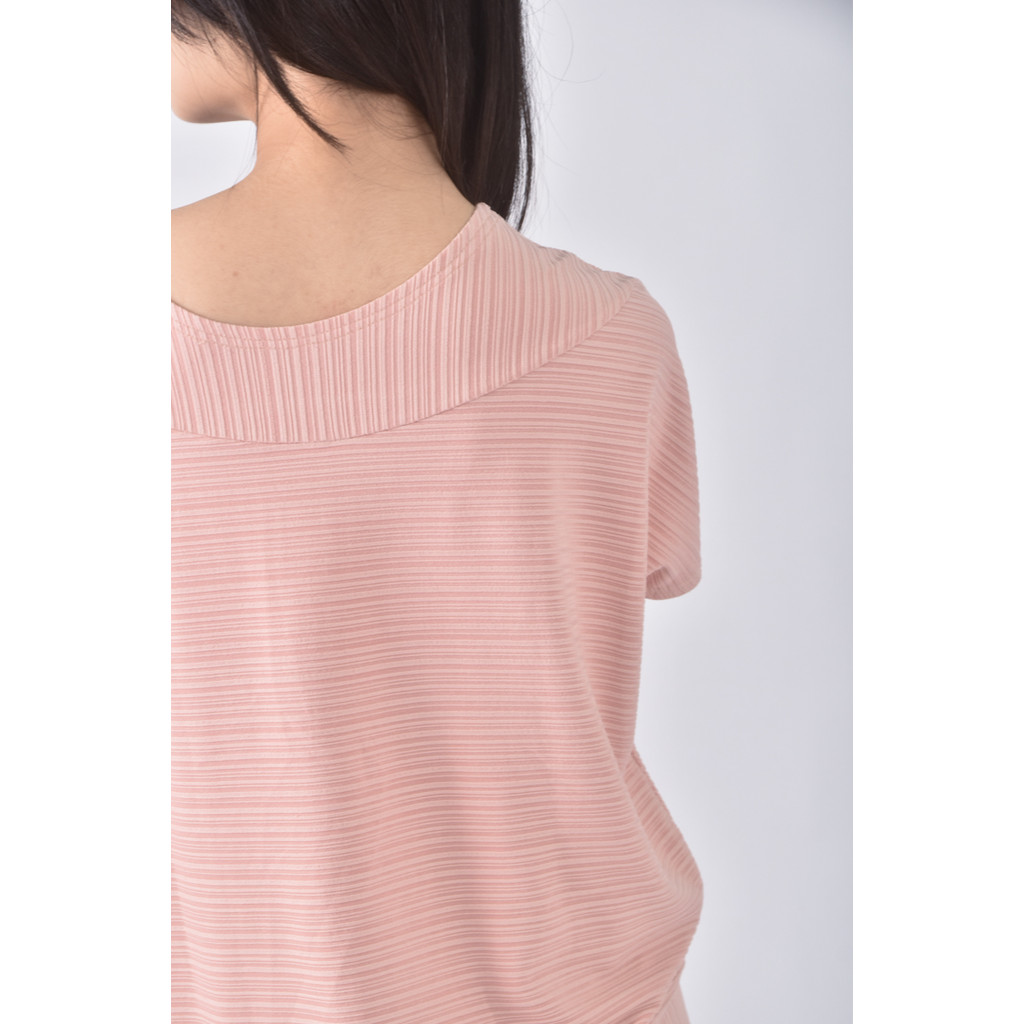 (XL) 水鑽粉色短袖上衣二手衣, , large