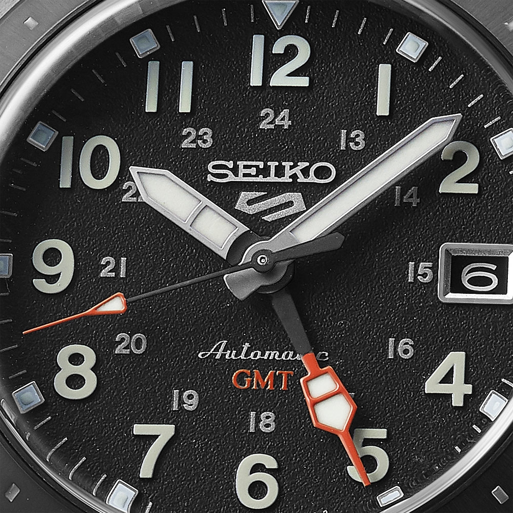 SEIKO 精工 5 Sports Field 系列 GMT機械錶 SSK025K1/4R34-00C0C, , large
