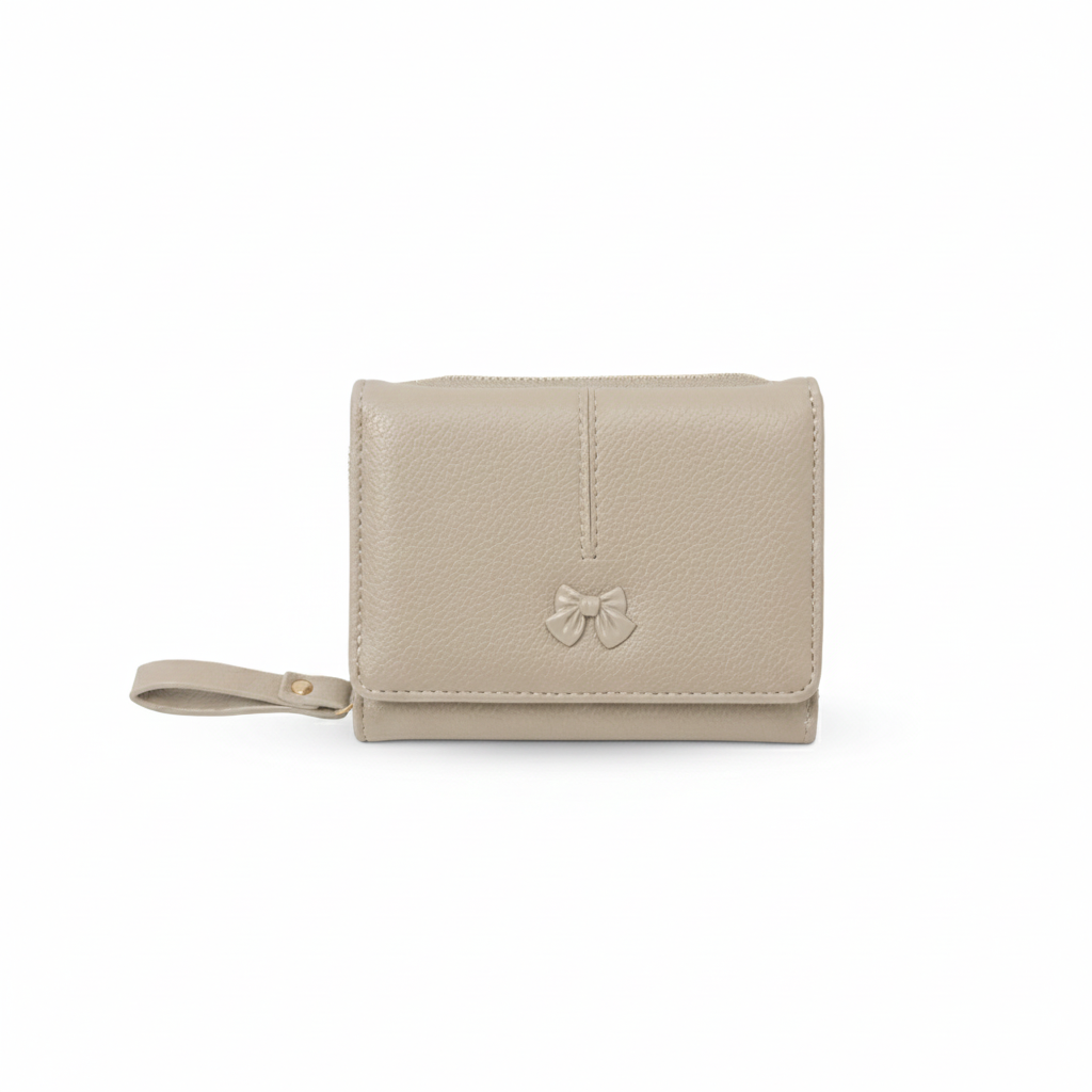 Ribbon&eacute; 柔霧翻蓋零錢中夾 女夾 韓系氣質皮夾 可愛短夾 人氣女用皮夾 情人節禮物