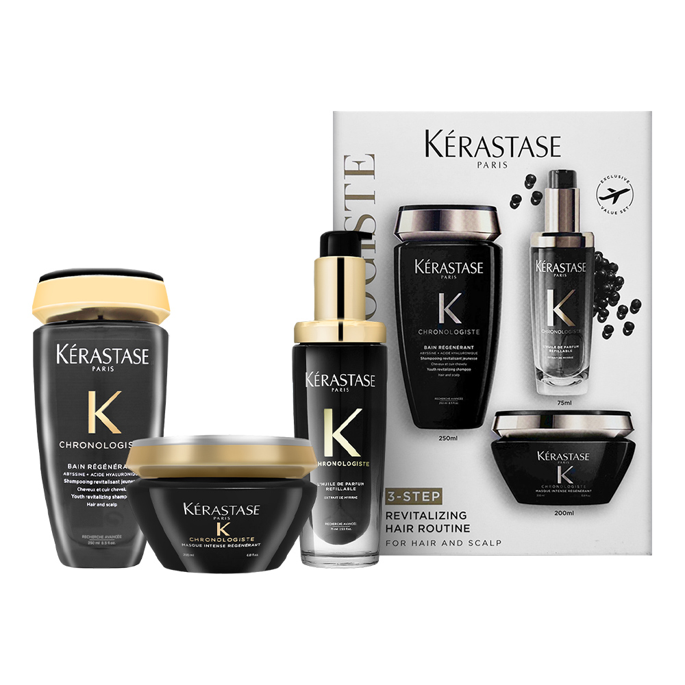 【KERASTASE 卡詩】黑鑽極萃逆時修護組, , large