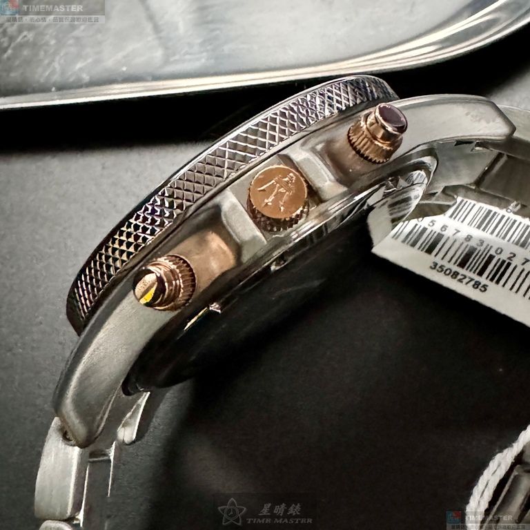 [星晴錶業]MASERATI手錶,44mm,R8873640021古銅色錶面古銅色錶殼金銀相間精鋼錶帶款, , large