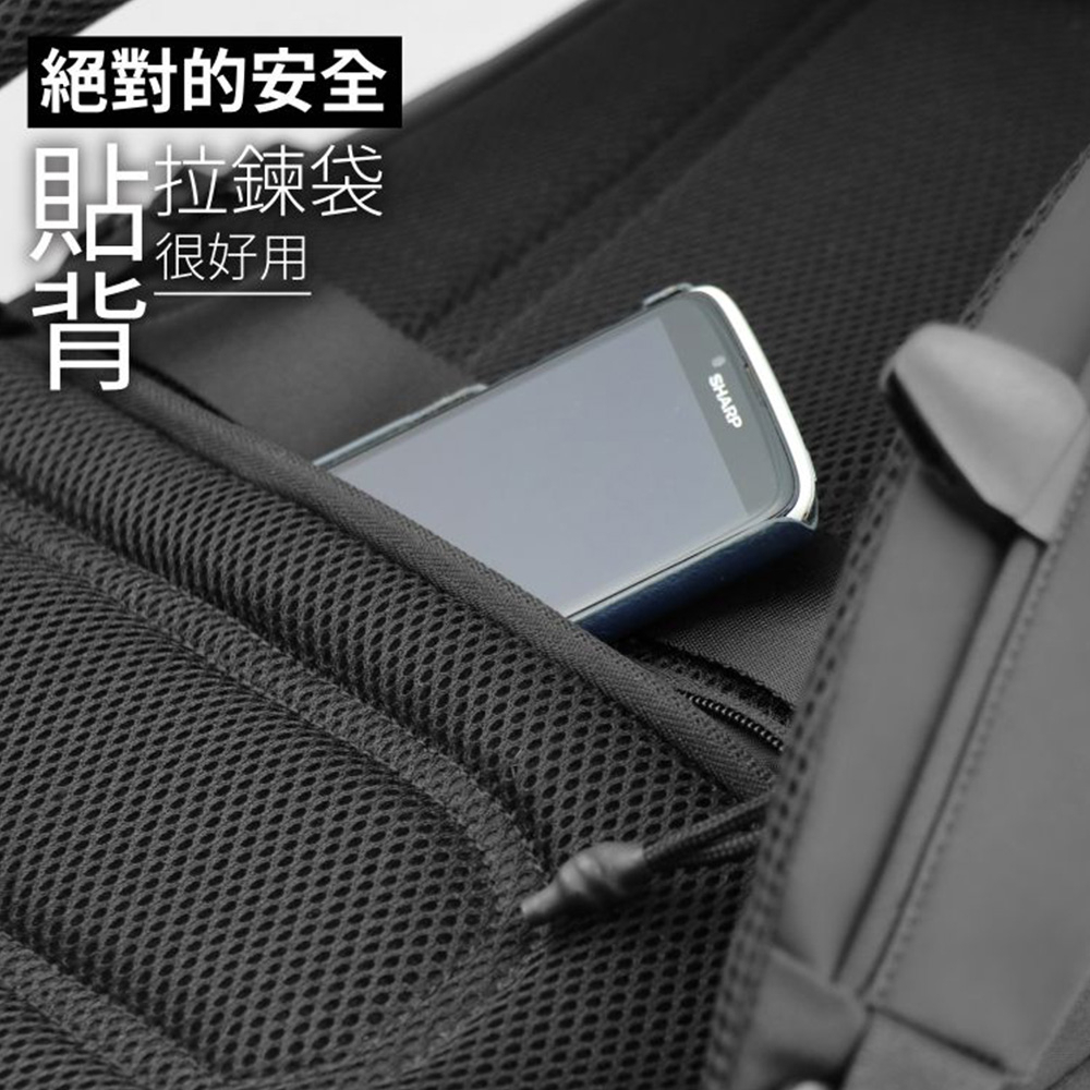 【Niche 樂奇】城市旅人牧夫座防水旅遊後背包 N-19202 隨行側背包 旅行護照卡夾包 三件組, , large