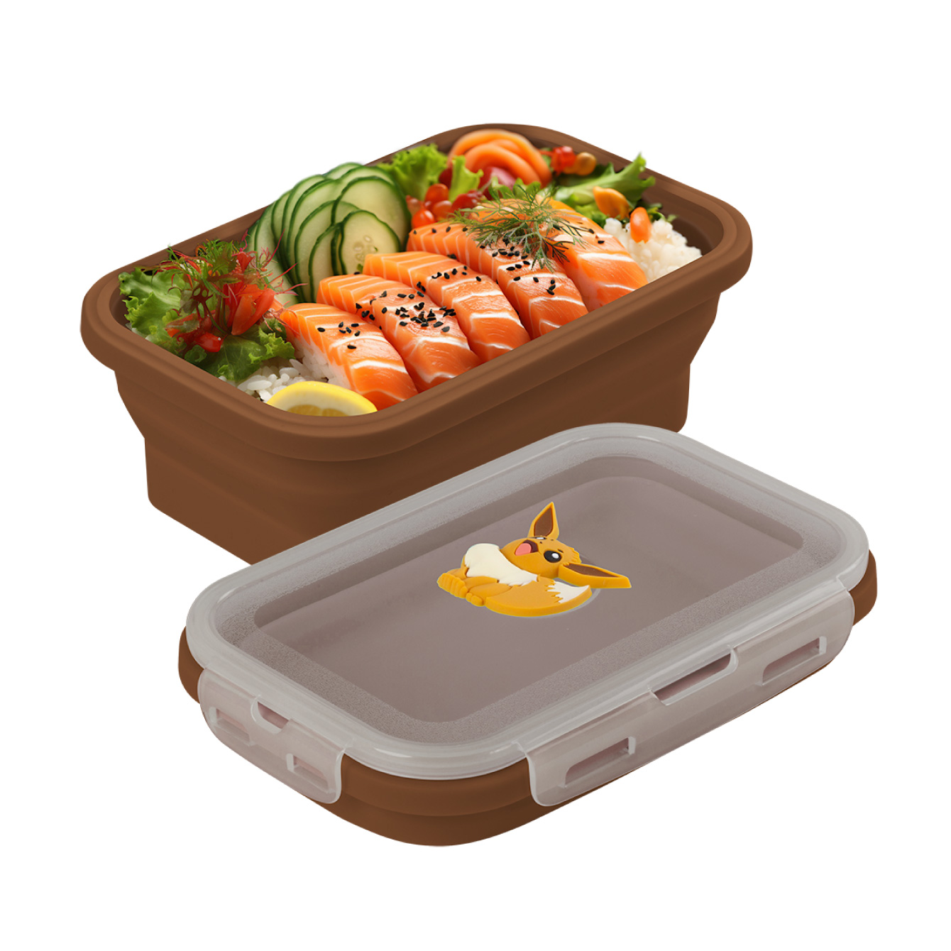 Silicone Foldable Food Container-EEV-8, , large