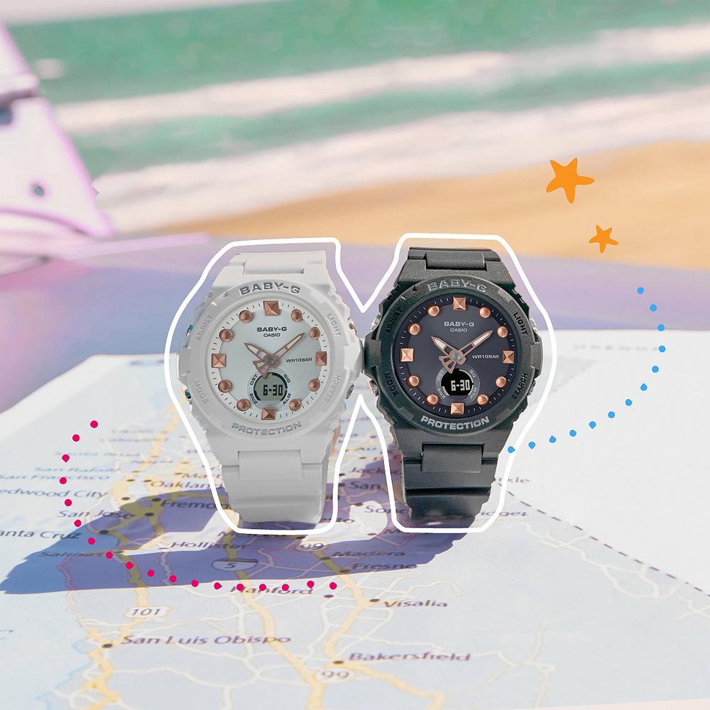 CASIO 卡西歐 BABY-G 夏季海灘手錶 BGA-320-7A2, , large