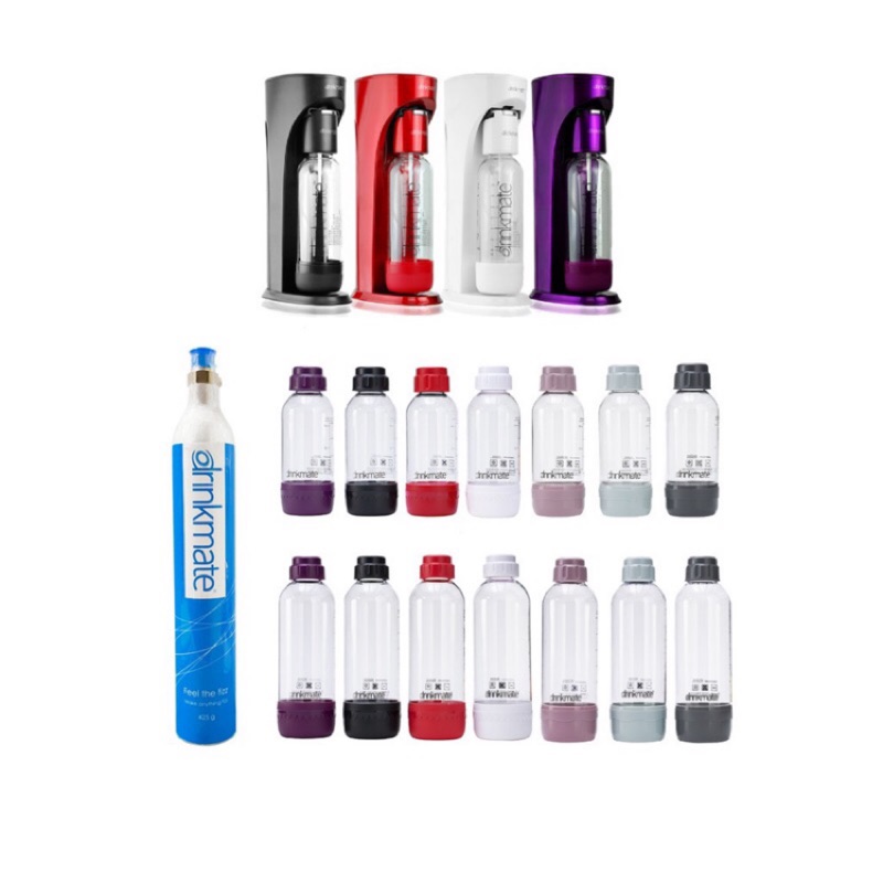 【麗水生活】美國Drinkmate氣泡水機 犀牛機 CO2鋼瓶 二氧化碳氣瓶  鋼瓶 耐壓水瓶 水壺 健康, , large
