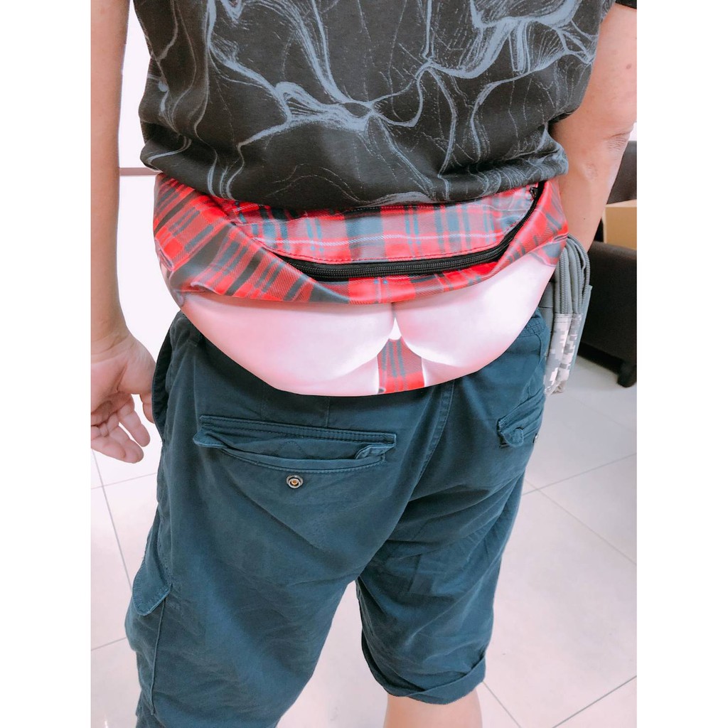 金德恩 GS MALL 造型防盜腰包 造型包 防盜包 腰包 包包 胸包, , large