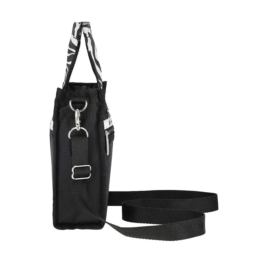 Lesportsac Mini N/S Tote Mh 迷你方型托特包/ 黑夜斑影, , large