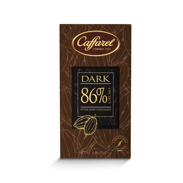 Caffarel 86 Dark Chocolate Bar, , large