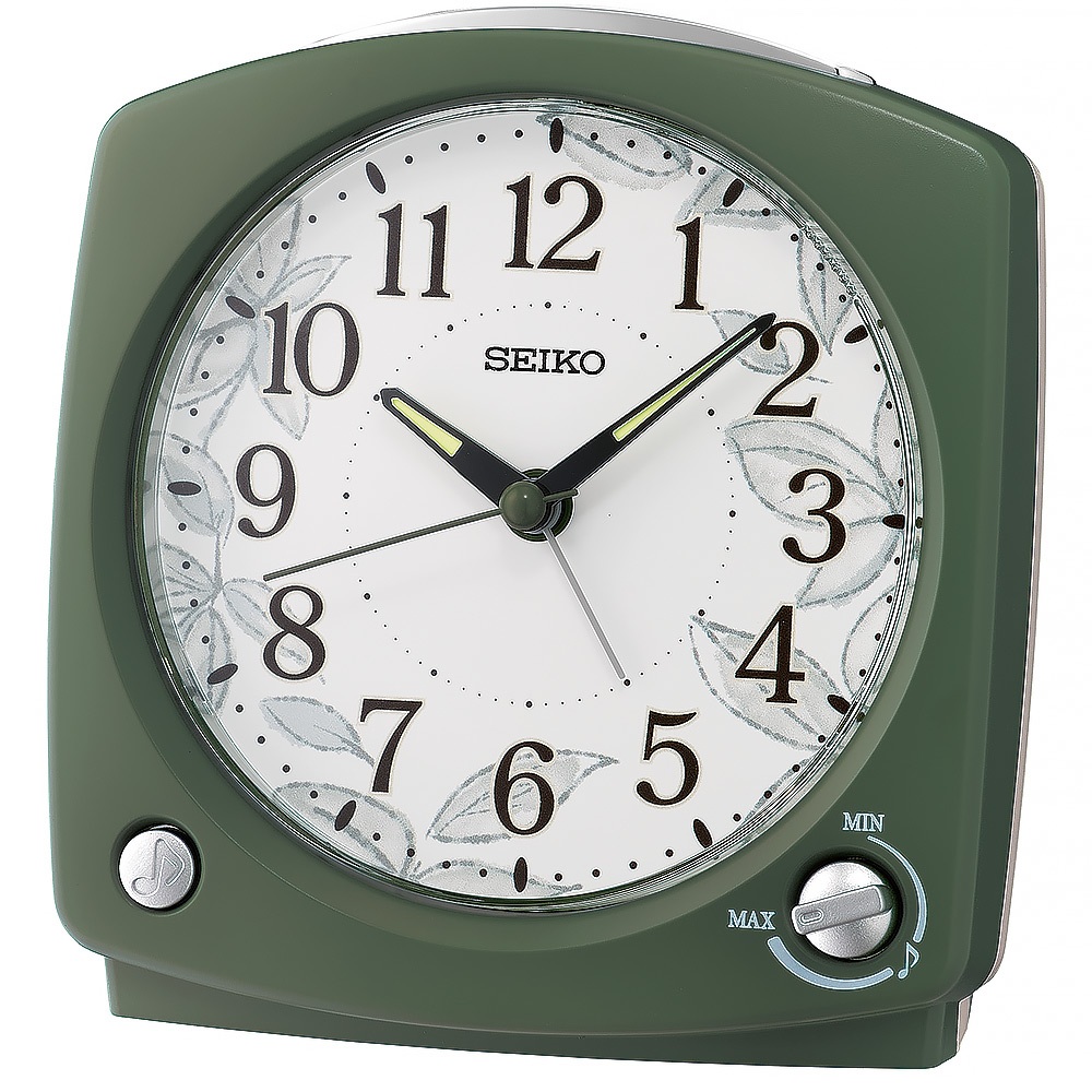 SEIKO 精工 自然風 滑動式秒針鬧鐘 可選鳥鳴/音樂/嗶嗶 QHP012M, , large