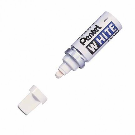 飛龍pentel X100白色油漆筆 WHITE( 極細字/細字/中字/粗字)*只有白色-粗字, , large