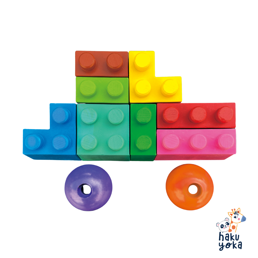 Haku Yoka Block Crayons - Cars, , large