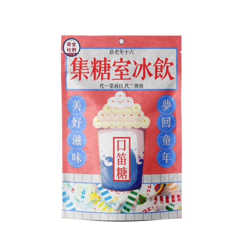 [Hongli] Golden Ratio Retro Candy Collection (Whistle Candy) 140g (Set of 3 Packs)