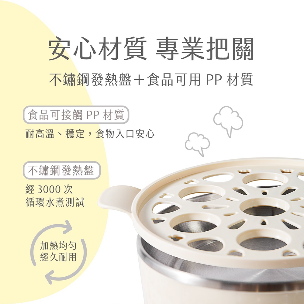 AIWA 愛華 多功能雙層蒸蛋器 AS-ZDQ14, , large
