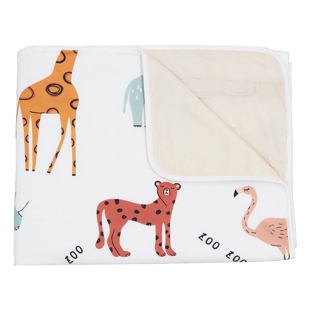 DOTODT Lite | Kids-Pad 『The Zoo 』萊特被 - | 親膚棉感 | 四季通用 | 天絲&trade;.棉