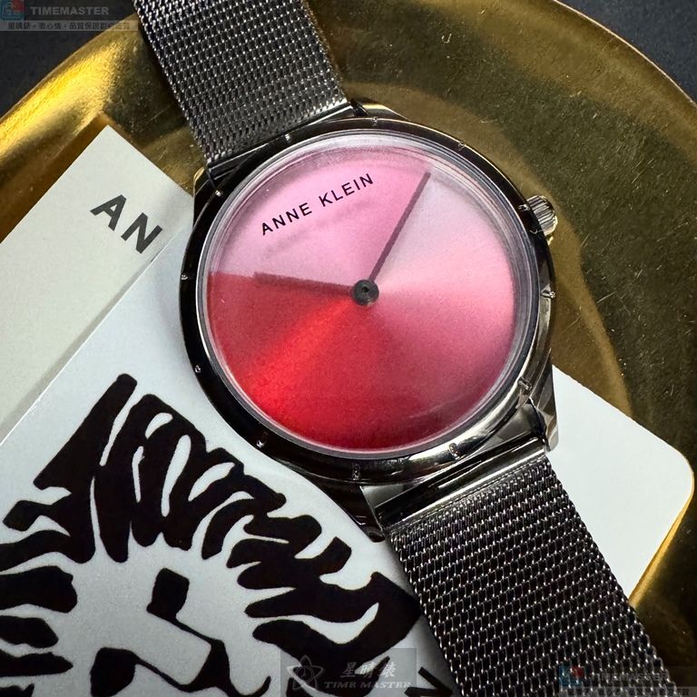 [星晴錶業]ANNE KLEIN手錶,34mm,AN00625變色錶面槍灰色錶殼鐵灰色米蘭錶帶款, , large