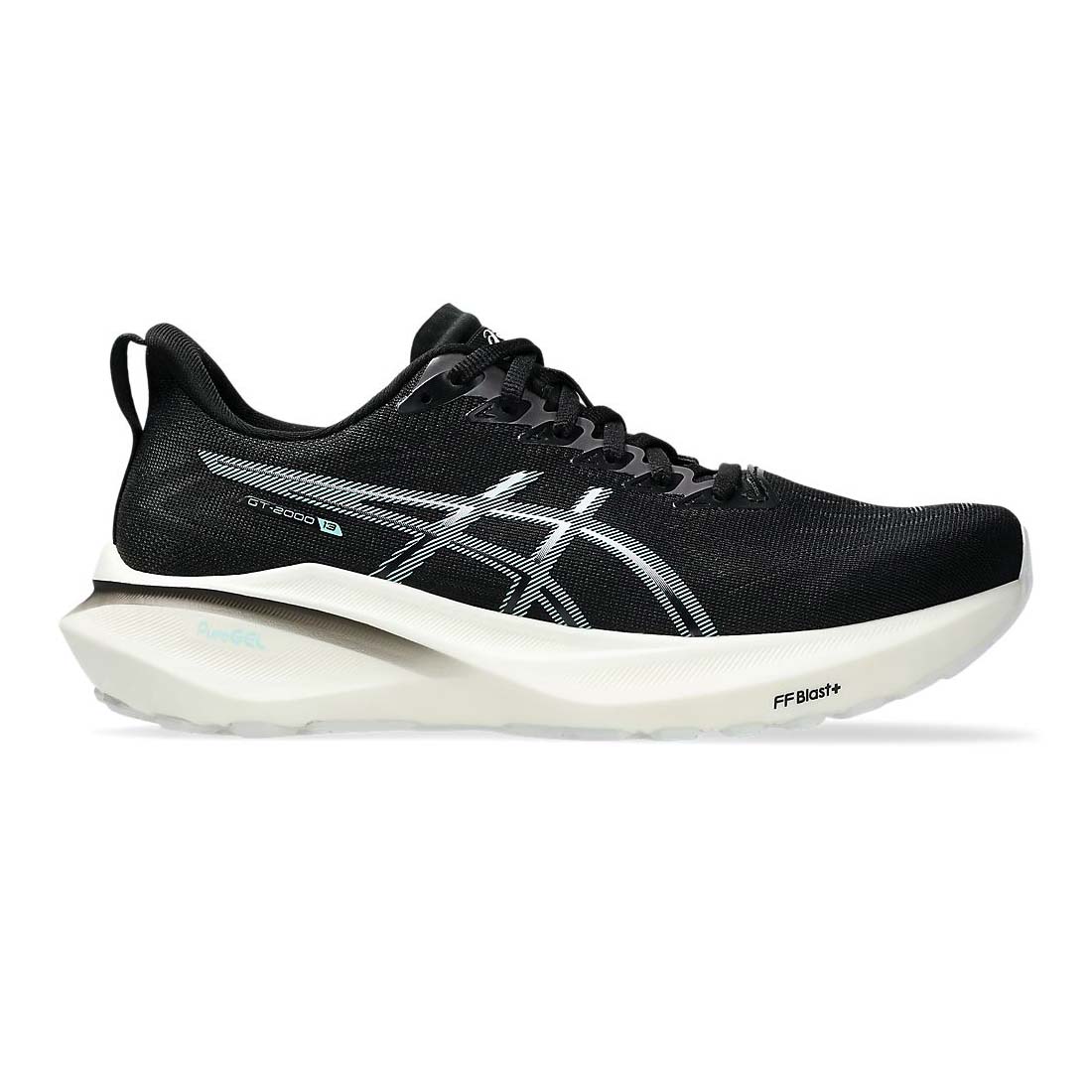 [秉宸] ASICS GT-2000 13 女慢跑鞋 黑白 1012B666-004, , large