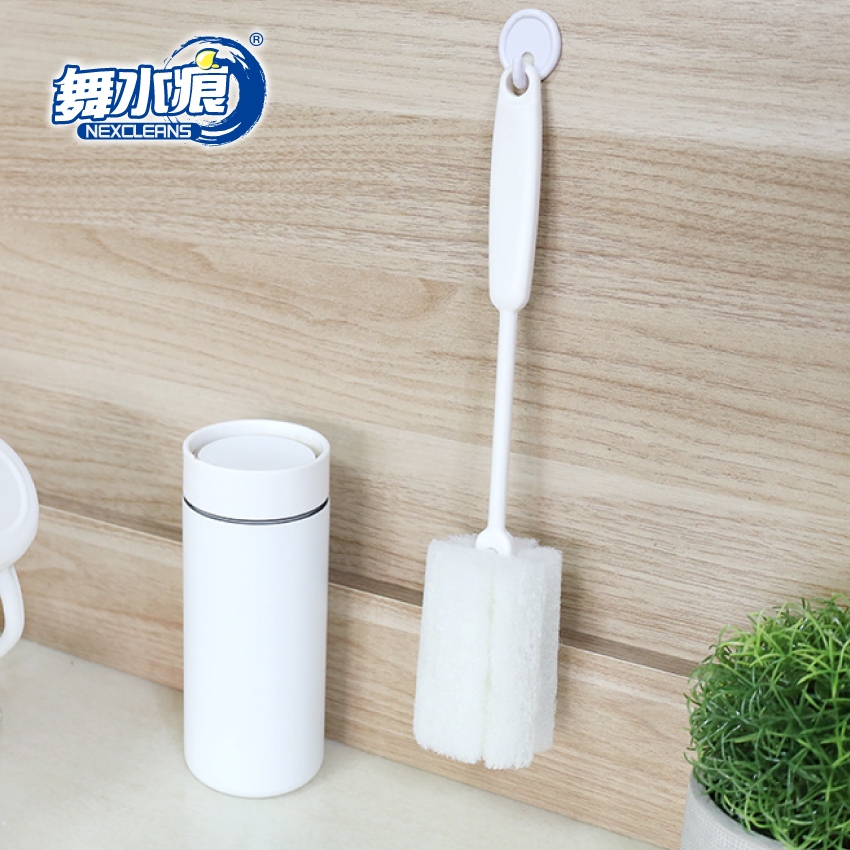 【舞水痕】RT-C3638 小蘇打菜瓜布洗杯刷 保溫瓶 水壺 玻璃杯 馬克杯, , large