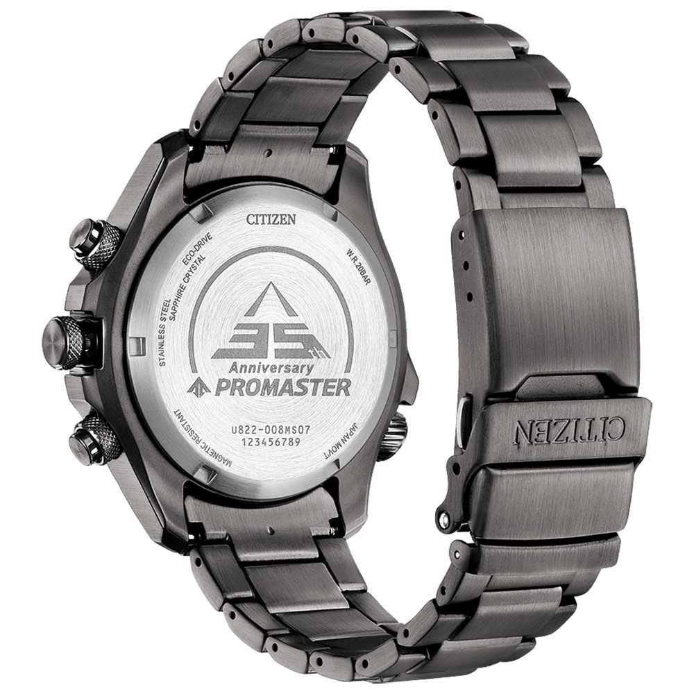 CITIZEN 星辰 Promaster 35週年限量 陸 叢林迷彩光動能液晶顯示手錶 JV1008-63E, , large