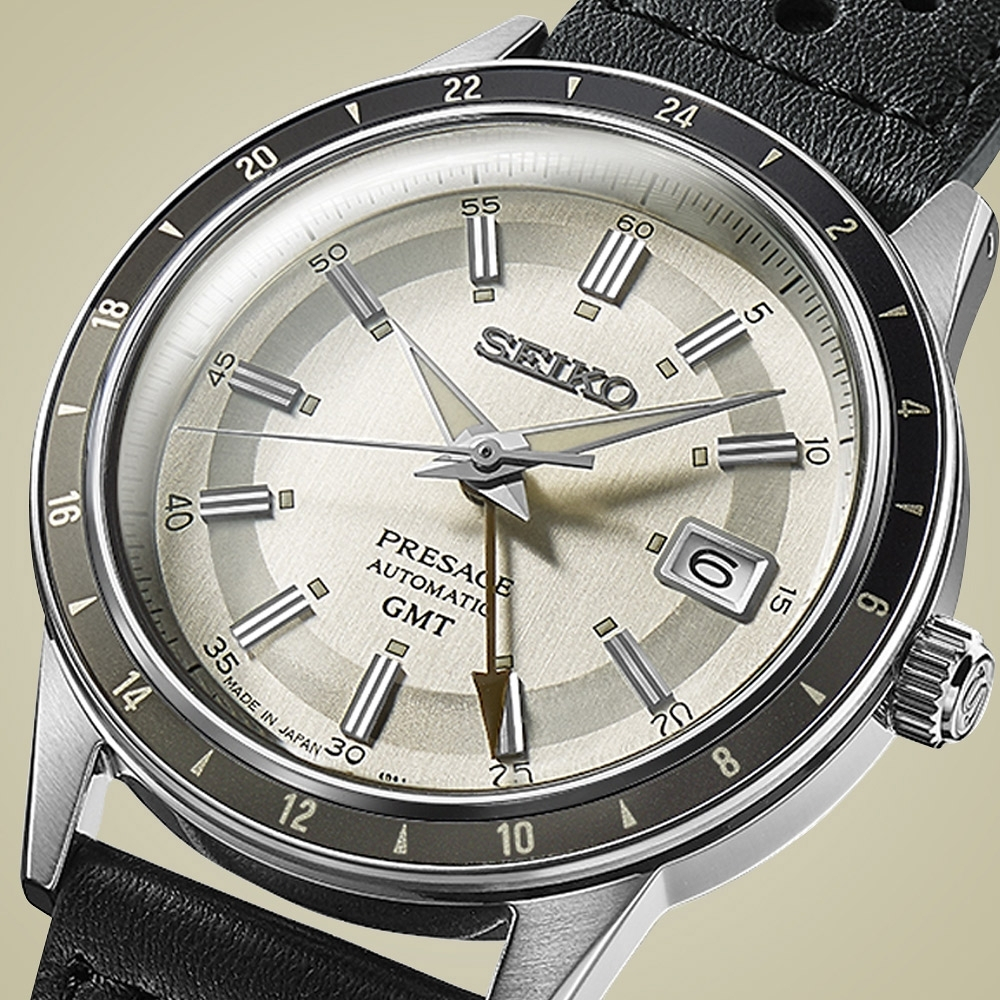 SEIKO 精工 Presage GMT機械錶-40.8mm SSK011J1/4R34-00B0Z, , large