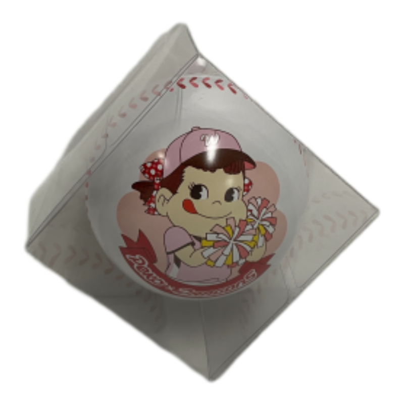 不二家 Peko牛奶糖球型罐-彩球白【Mia C'bon 限定】