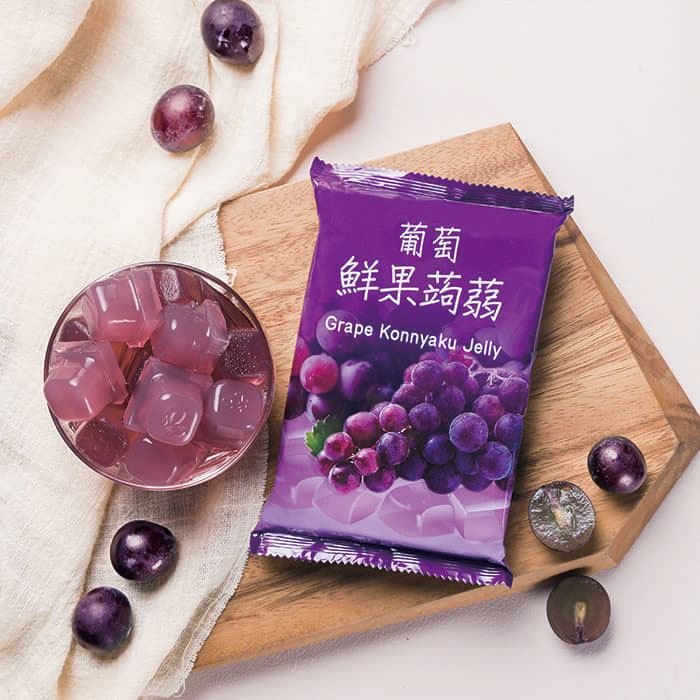 【百工】鮮果蒟蒻凍全部葡萄12包(170g/包)(免運費, , large