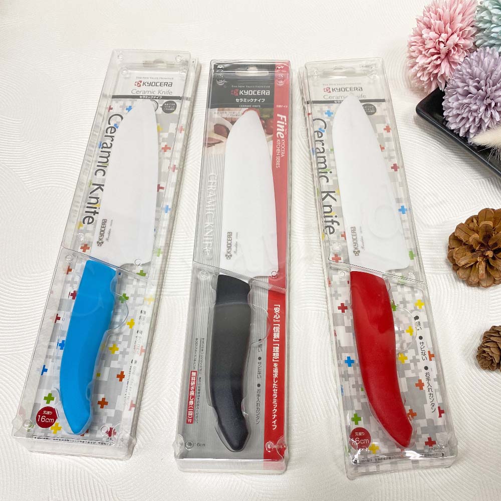 【KYOCERA京瓷】日本京瓷抗菌多功能精密陶瓷刀 料理刀 陶瓷刀(16cm)-綠色, 綠色, large