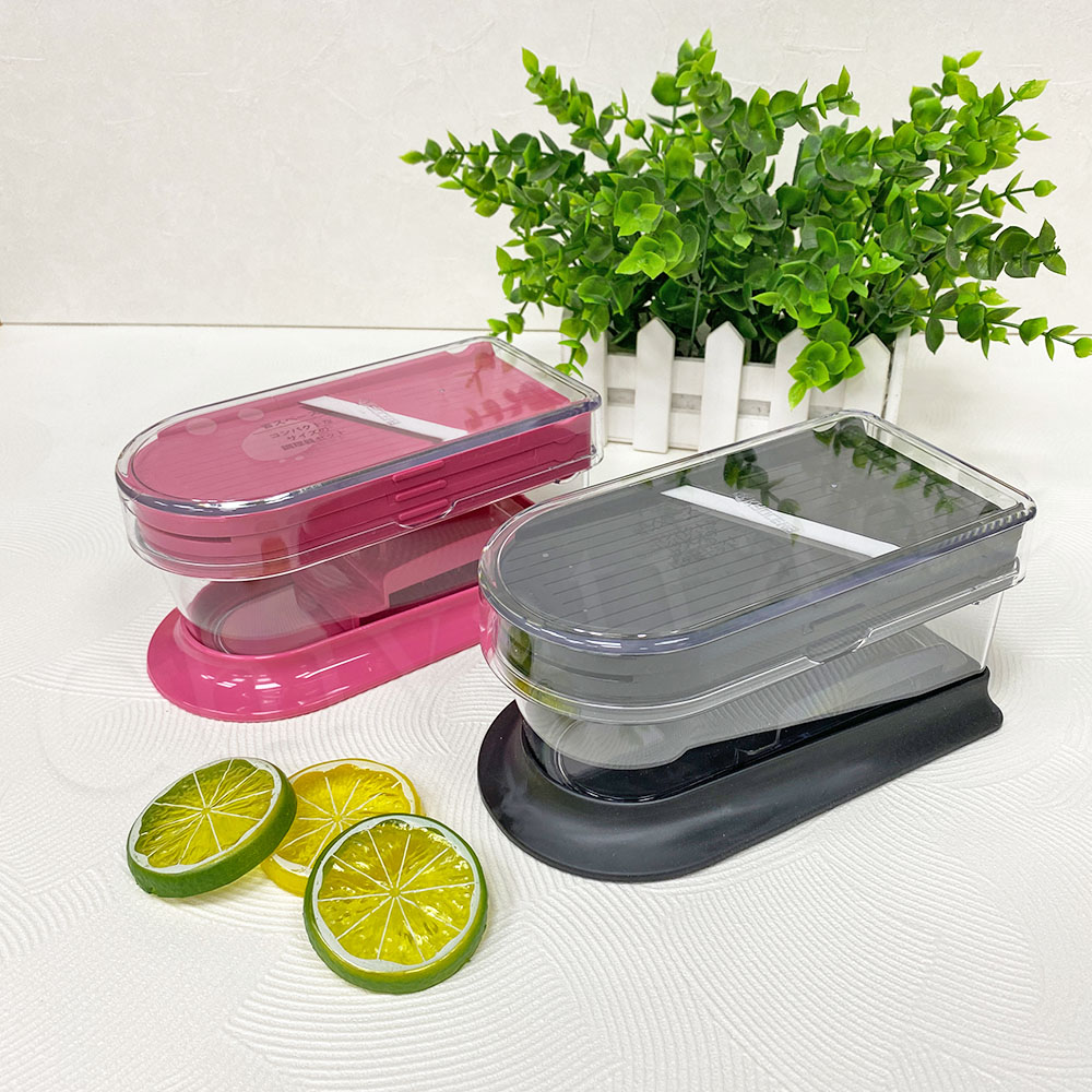 【KYOCERA京瓷】日本京瓷 陶瓷刀片三合一多功能 蔬果刨絲 切片 搗碎 料理器-粉(日本製), , large