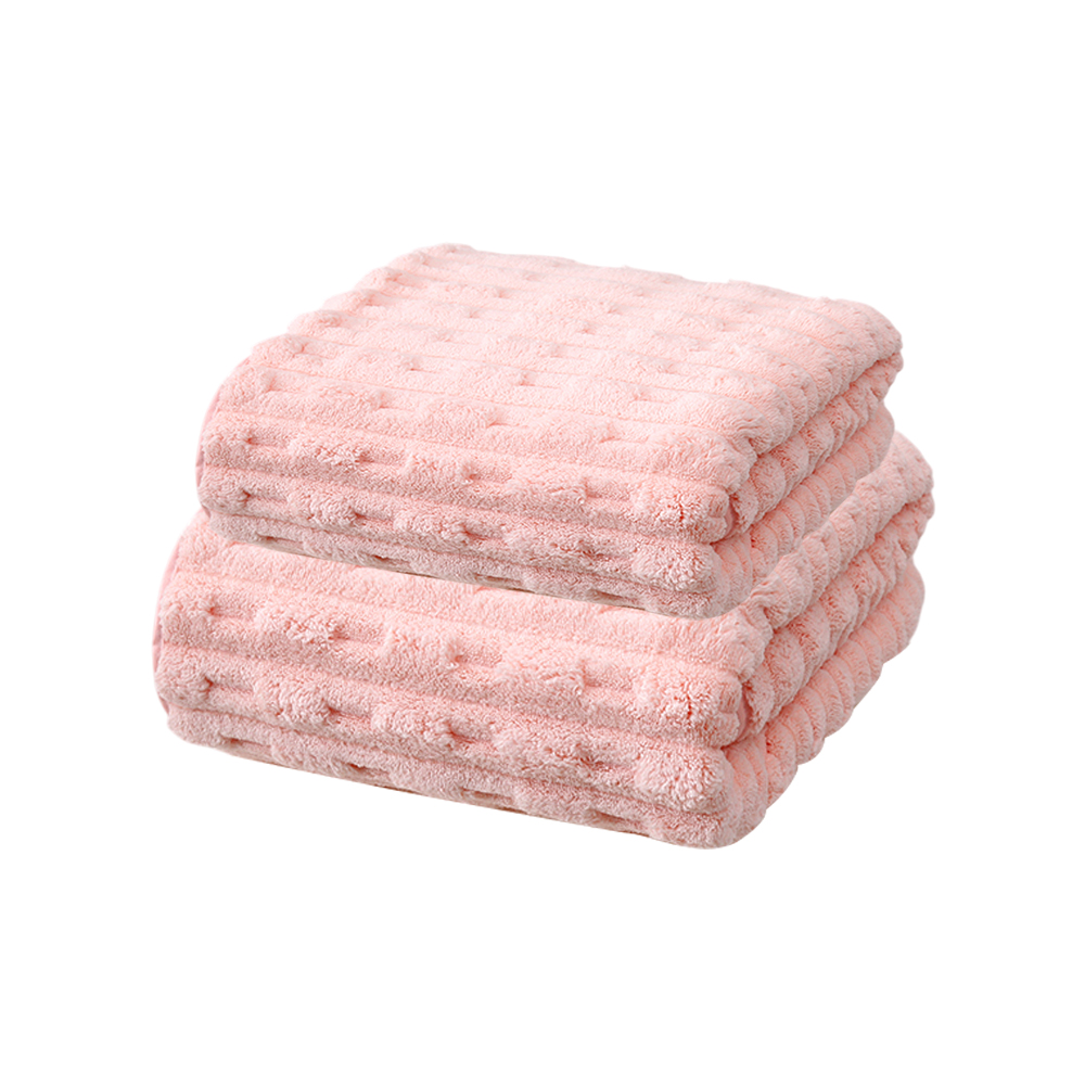 【Besthot】柔膚格紋大浴巾, , large