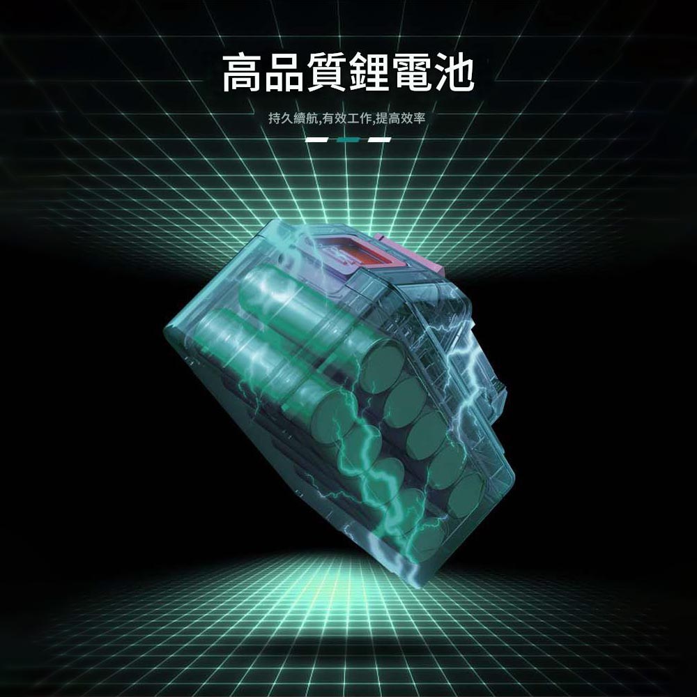 8-inch brushless electric chainsaw, 10 sections, 1 battery, 1 charger (red), , large