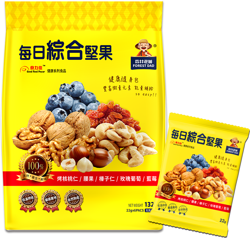 Good Food Power Forest Dad Daily Nut, , large